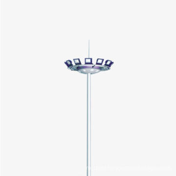 40 meter 500 watt high mast pole winch lamp